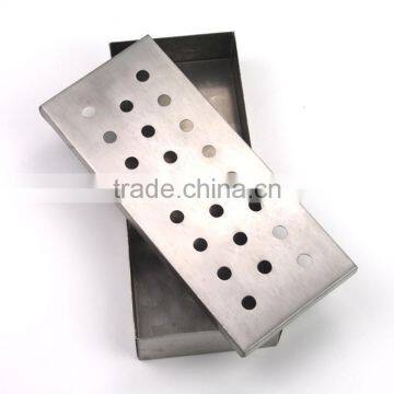 Charcoal Companion Aluminum Cast-iron Smoker Box With Lid Charcoal Flavor Wood Chips photo-2
