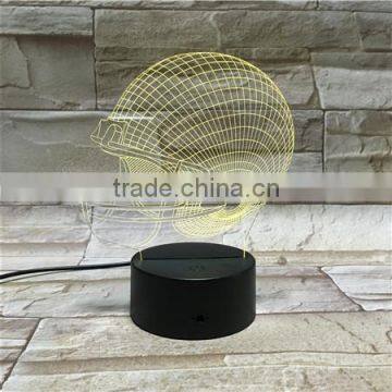 NFL Football Team 7 Color Change 3D Illusion Led Lamp Touch Switch Table Lamp LED Night Light for Decoration photo-4