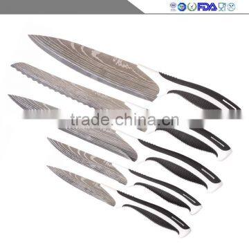 The New Direct Manufacturers of Stainless Steel Combination Suit 5 Woolly Non-stick Knife Set Spray Paint Baking Environmental p photo-2