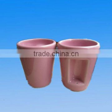 pink small garden ceramic pot