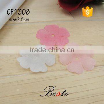 2.5cm China factory custom fabric flower petals