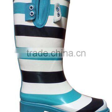 High Heels Women Rubber Rain Boots photo-6