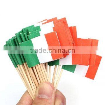 Italy Flag Picks Dinner Cake Toothpicks Cupcake Decoration Home Decor Kitchen Accessories