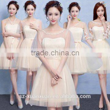 2016 Wedding Bridesmaid's Gown White Evening Dress for Lady photo-2