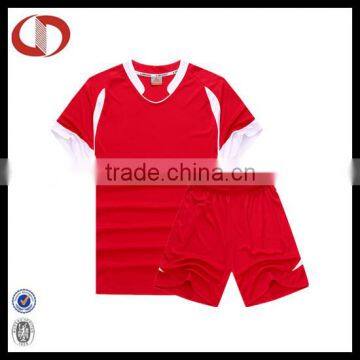 Red blank soccer jersey manufacturer