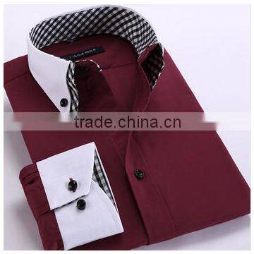 Made in China Man Shirts Wholesale Men's Dress Long Sleeve Shirt photo-5