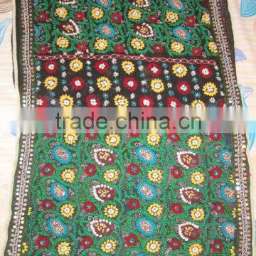 Multicolor PHULKARI GEORGETTE DUPATTA SHAWL, Hand Embroidery photo-2