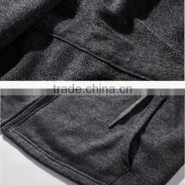 Mes Fashion Oversized Longline Zipper up Hip Hop Hoodie photo-4