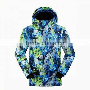 wholesale 2017 new waterproof hooded sports ski jacket