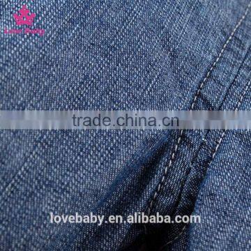 Children Sling Denim Trousers Cartoon Vest Baby Pants Fit 1-2-3T Baby Unisex photo-2