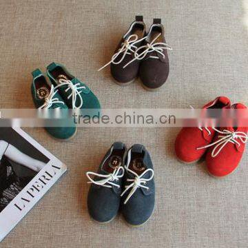 2016 Spring autumn style genuine leather children casual shoes