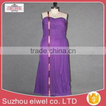 Wholesale Birthday Party Dress Evening Party Dress /Purple Evening Dress