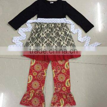 Easter Day New Arrival! Girls Holiday Remake Ruffle Outfits Baby Girl Outfit Kids Clothing Baby Girl Cute Spring Outfits photo-4