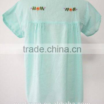 Wholesale Mexico Manufacturers Embroidered Blouse Ladies Blouses photo-4