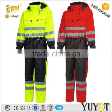 Hi Vis Waterproof Suit With Hood