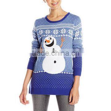Fashion Casual Christmas Sweater Knitting Patterns Adult Cute Jumper photo-3