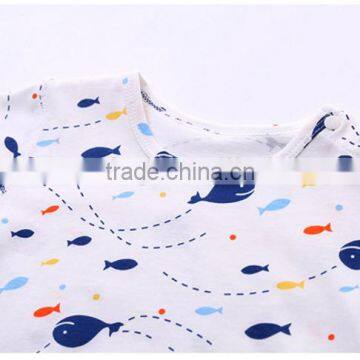 Wholesale Summer Striped Girls Baby Rompers Cotton Clothing photo-5