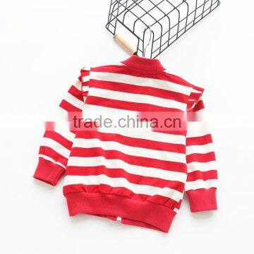 Spring Casual Style Striped Cotton Wholesale Girls Jacket photo-5
