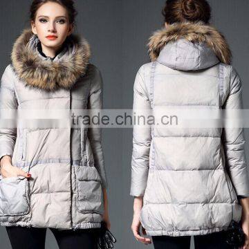 2017 new style european light winter down jacket