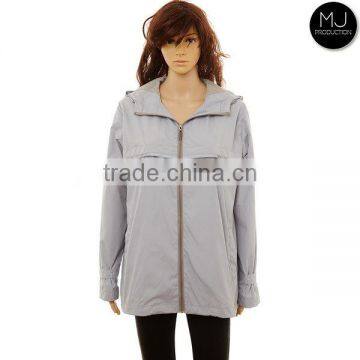 Wholesale Full Zip Custom Pullover Windbreaker Jacket photo-2