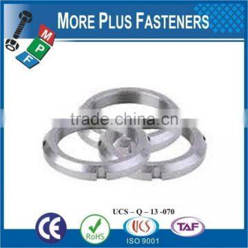 Made in Taiwan Hook Spanner Metric Fine Nylon Insert Round Type Black Phosphate Slotted Steel Round Spanner Nut photo-1