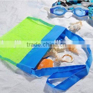 Children's Beach Toys Quick Collection Bag Sands Away Net Bag Beach Treasures Bag for Kids