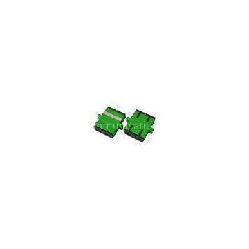 Green Singlemode SC APC fiber optic cable adapter for LAN , Low Insertion Loss