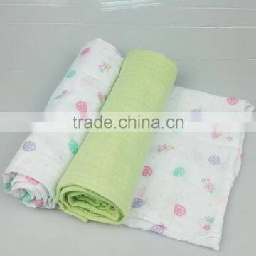 2016HOT!!! Baby Muslin Wrap Swaddle Blanket Bamboo Cotton Baby Blankets Super Soft 47x47"