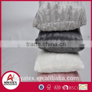 2016 new hot sell PV fleece cushion, solid brushed PV fleece cushion manufacture, high quality cushion factory