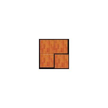 Glazed floor tile
