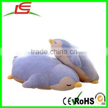 Blue Home Cushion Stuffed Toy Doll Plush Penguin Animal Pillow