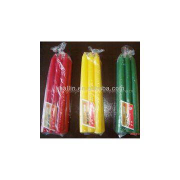 color wax candle