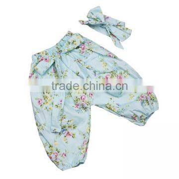 Summer Bloomers Baby Girls Elastic Casual Cotton Pants