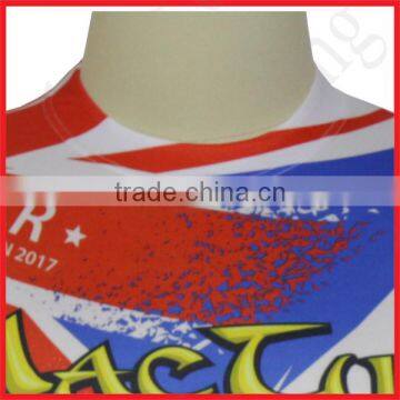 Free Sample China Customized Polyester Fintness T-shirt photo-4