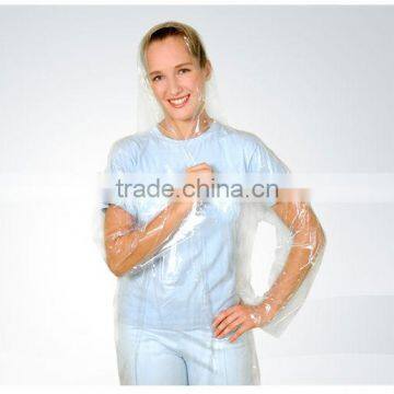 China supply disposable rain coat with hood for rain day emergency