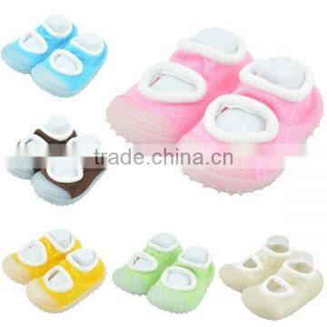 solid anti-slip newborn baby shoes