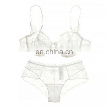 New Europe and sexy lace thin cup bra set underwear women bra