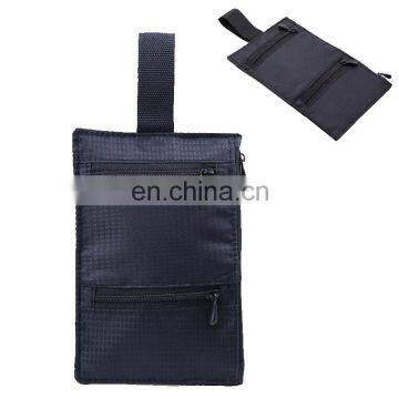 Admirable Passport Holder Hidden Belt Wallet RFID Protection