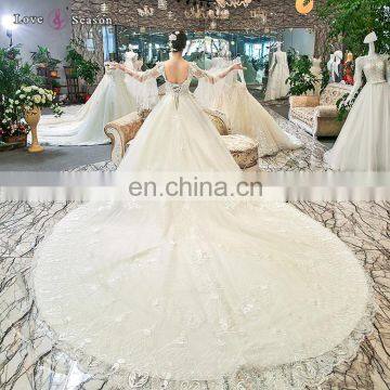 gt905 applique pattern bridal gown factory chaozhou  puffy ball gowns bridal gown