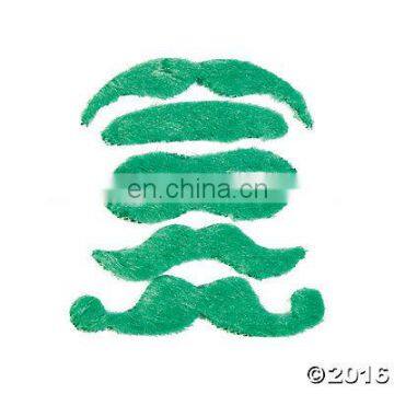 Christmas accessories green mustache