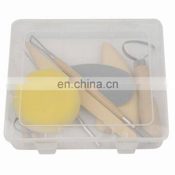 8pcs assorted clay tool set in PP box