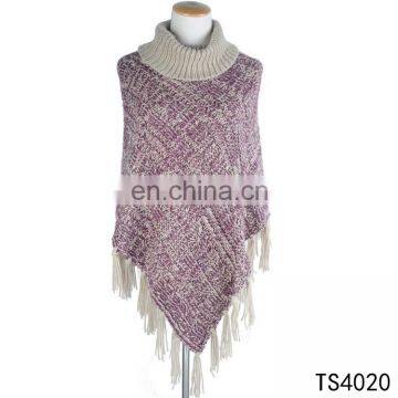 TOROS new knitted sweater poncho women fashion winter shawl sweater design