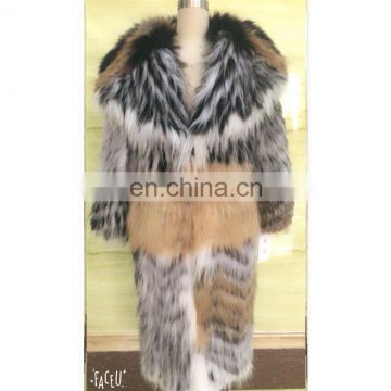 red fox coat with modern design