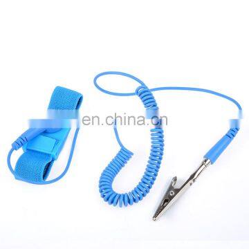 Best design custom professional antistatic standard fabric non-allerfgenic esd wrist strap