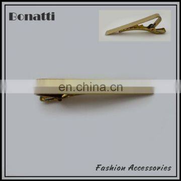 classic simple style gold tie clips