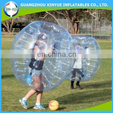 Low MOQ new design inflatable bumper ball bubble soccer suits