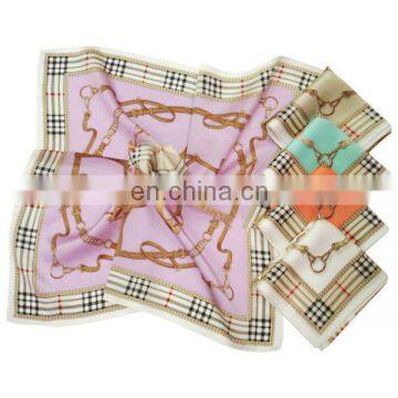 OEM available Satin Polyester Scarf Chain Design