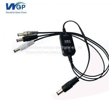 Data wire transformer charge power cable dc 12v to 5v 9v 12v step down dc dc converter cable