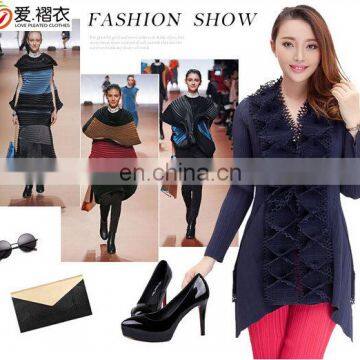 2016 the lastest design women dresses fashion black ladies dress
