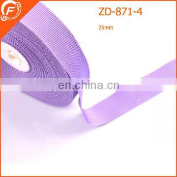 purple color grosgrain ribbon for garments bags